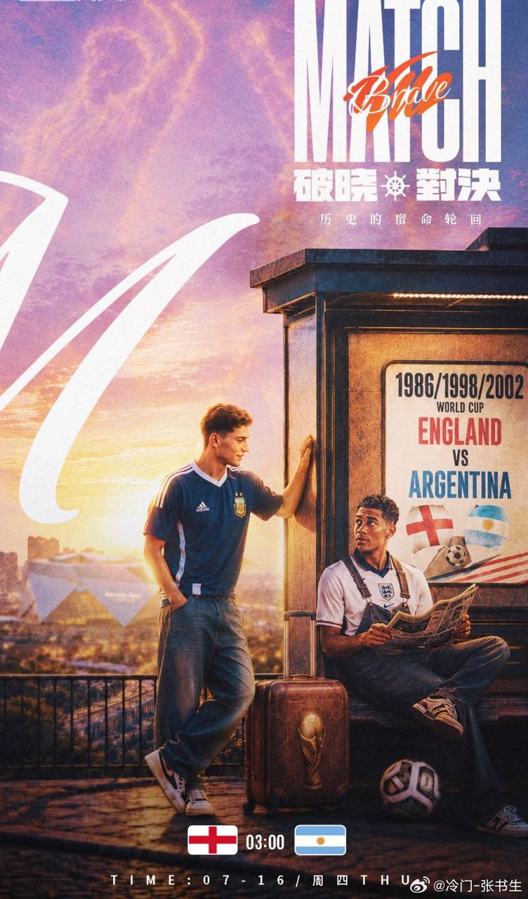 书生世界杯！英格兰与阿根廷世界杯再续"世纪恩怨"！赛事：201 欧冠球队：比森阿