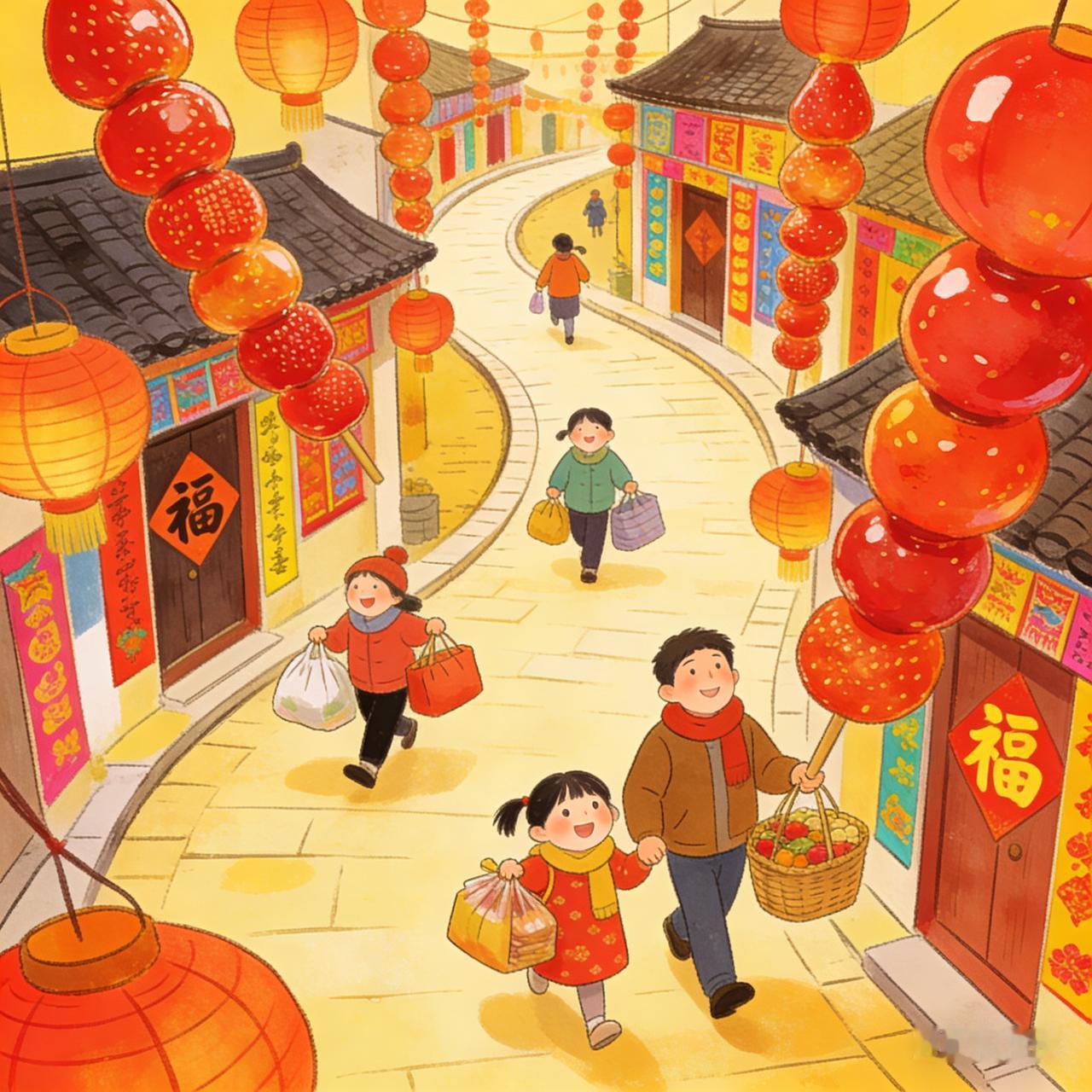 春节临近，年味儿渐浓
 
春节的脚步越来越近，大街小巷都被喜庆的氛围包裹，浓浓的