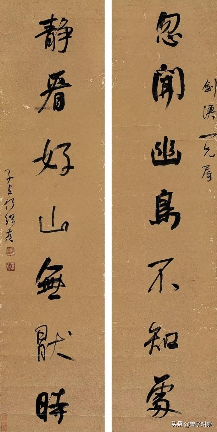 晚清书坛大宗师！何绍基这副对联，笔力藏着百年内力
 
晚清书坛，何绍基便是那坐镇