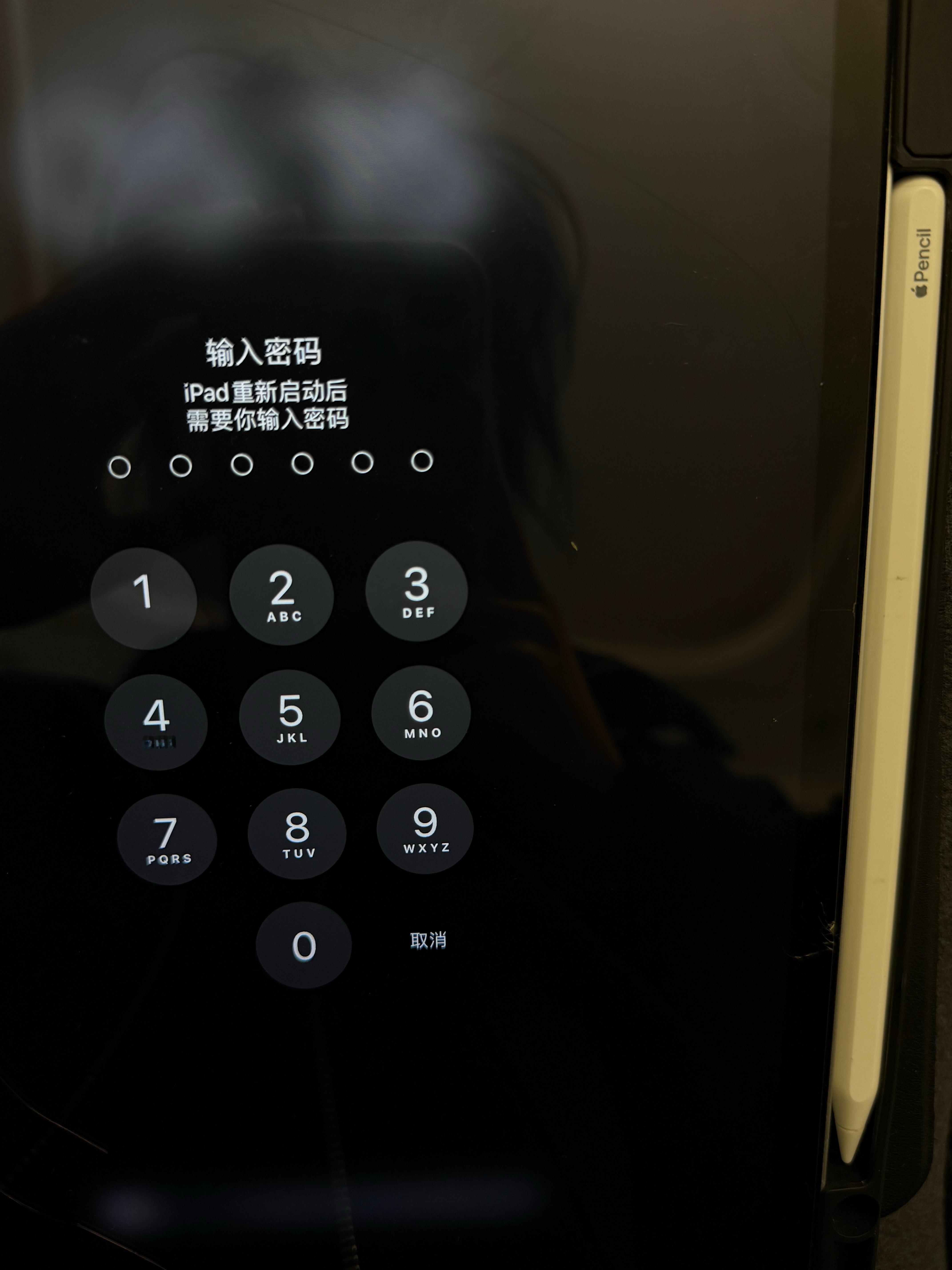 太久没用pad忘记密码了