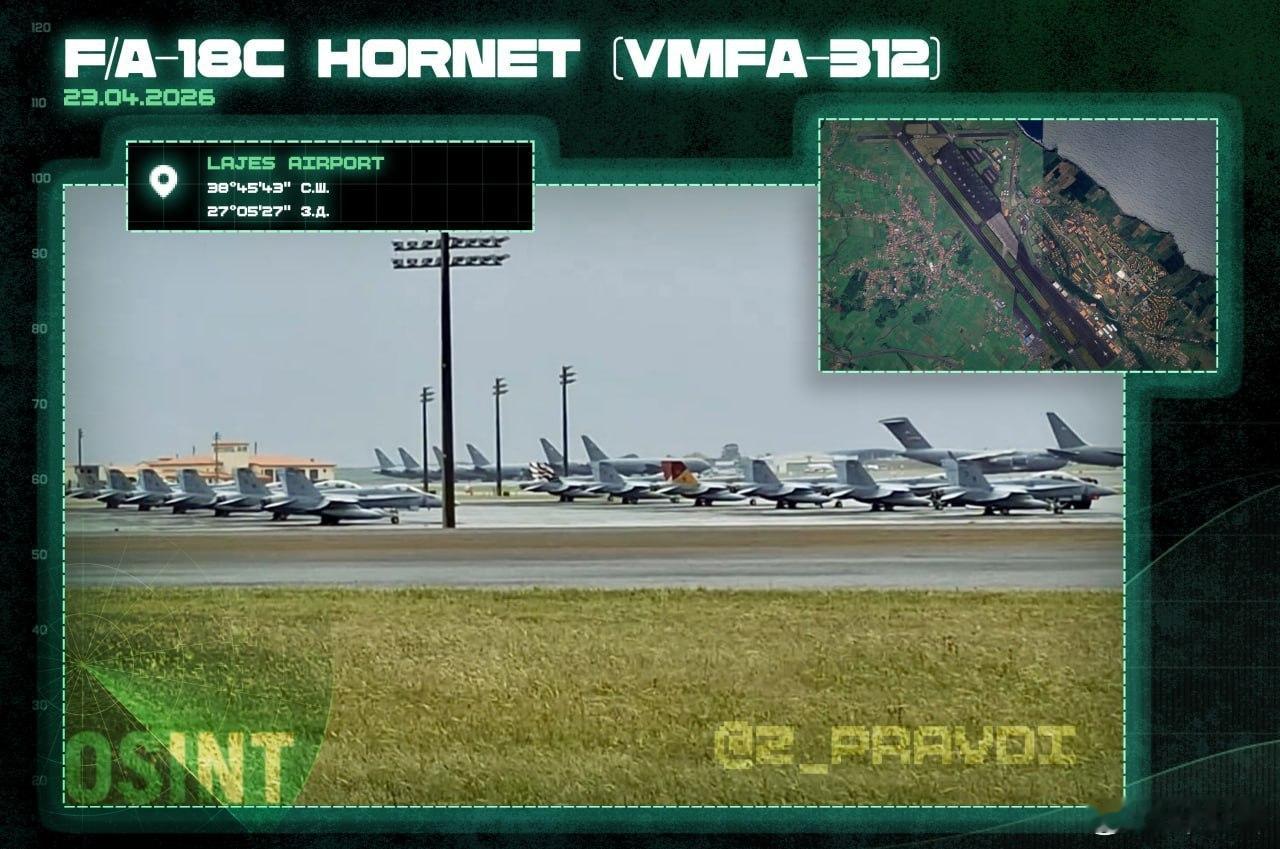 過去24小時內，隸屬於VMFA-312「棋盤」中隊的12架美國海軍陸戰隊F/A-