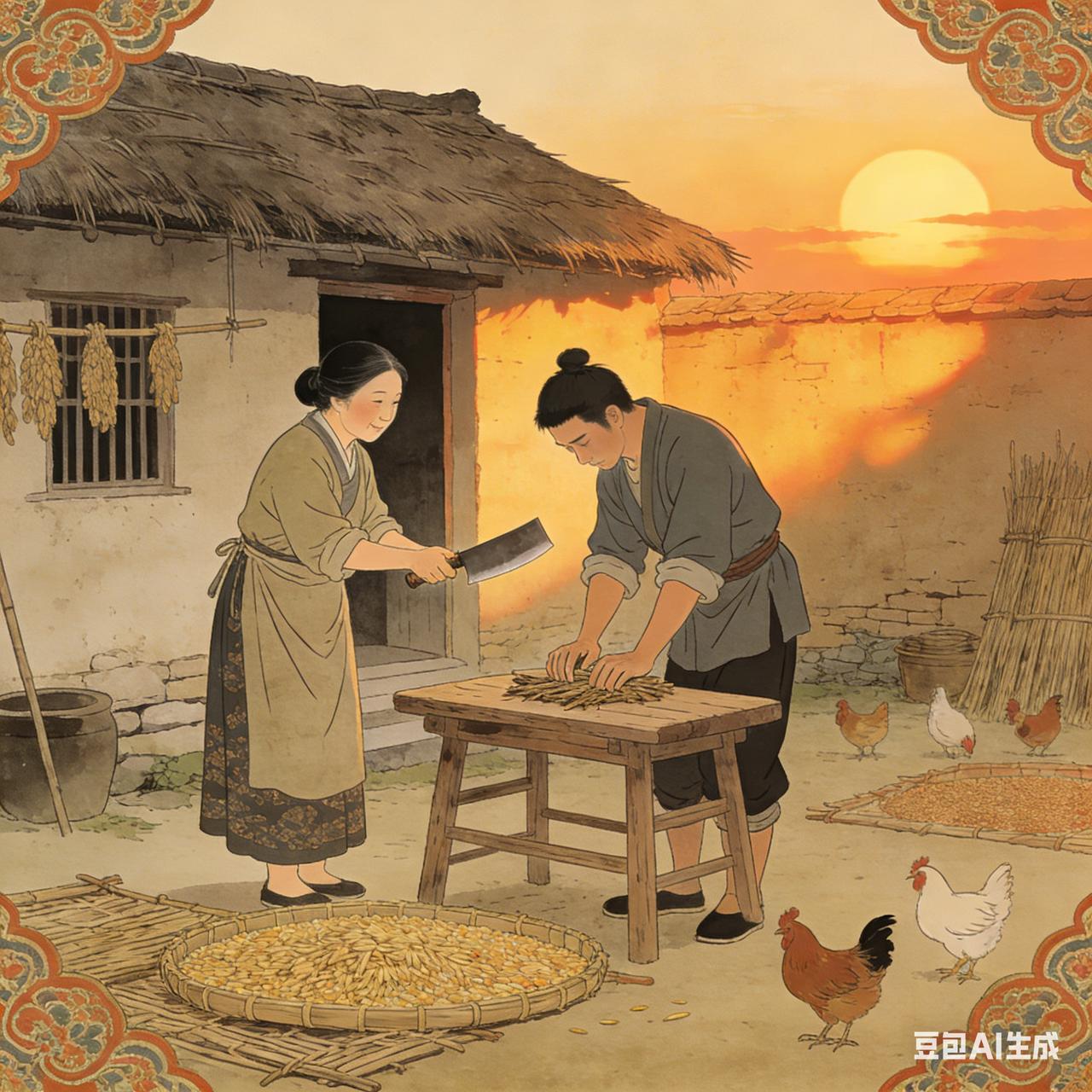 古代有一个男人，身上背着案子逃亡到苏州，无处可归被一个农妇收留。农妇见他身强体壮