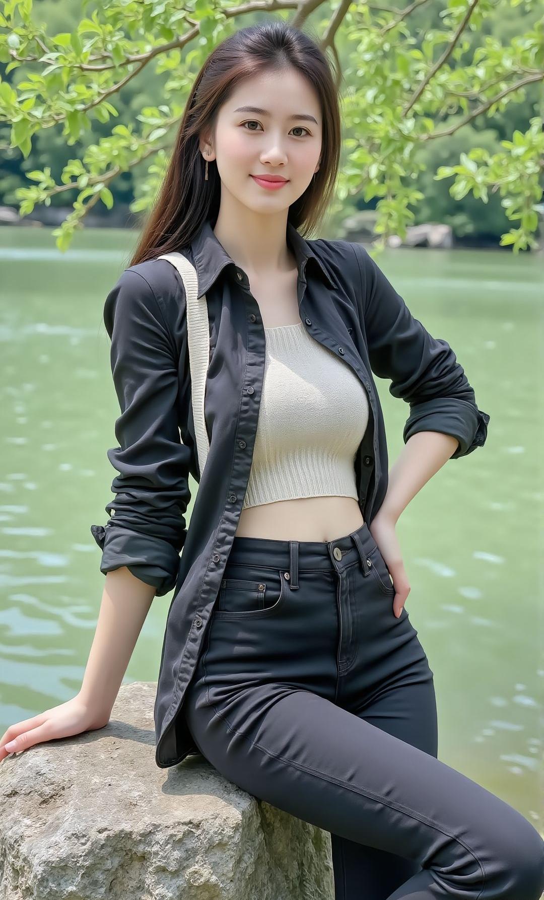 夏日清新穿搭，绿意盎然中享受自然之美每日美景随拍 自然清新穿搭 哪一刻你觉得岁月