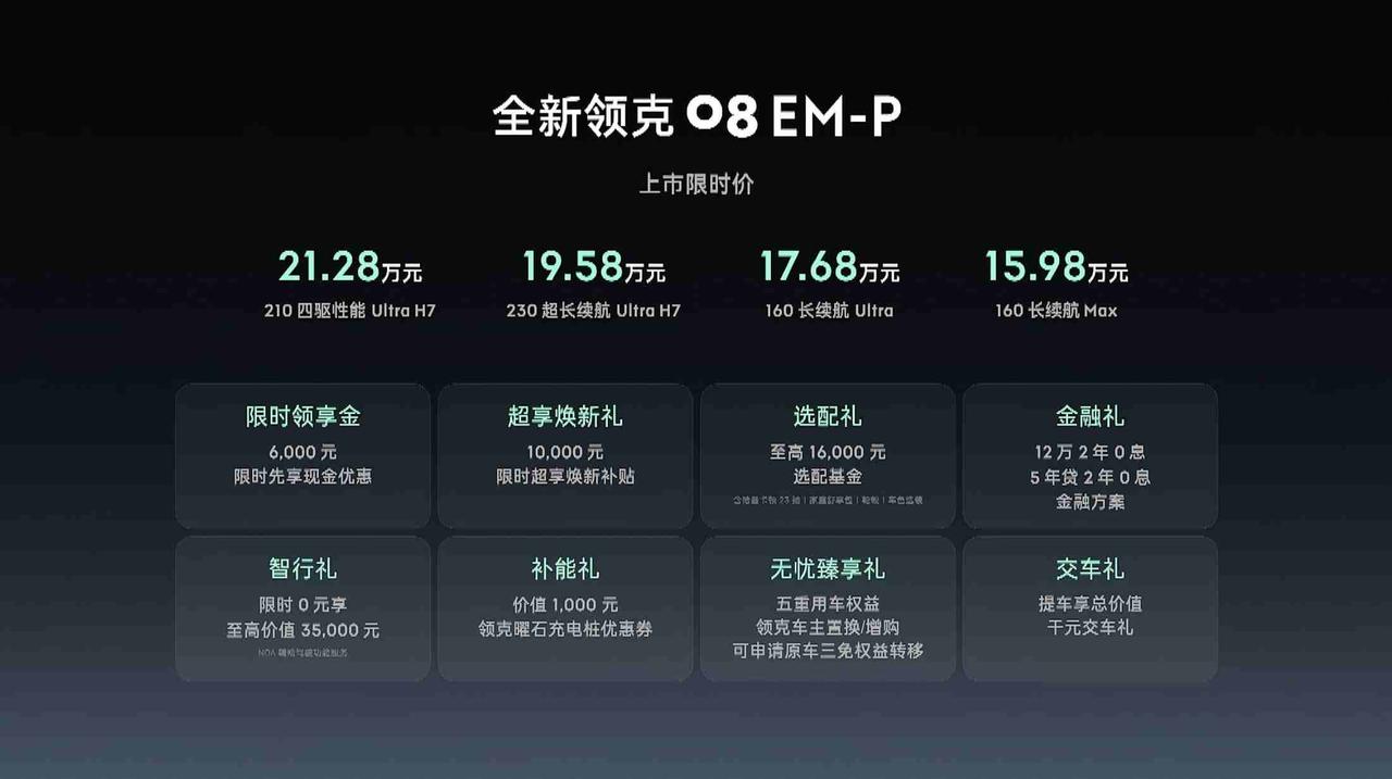 领克08 EM-P杀入混动战场，顶配激光雷达成新套路，年轻人会买单吗

    