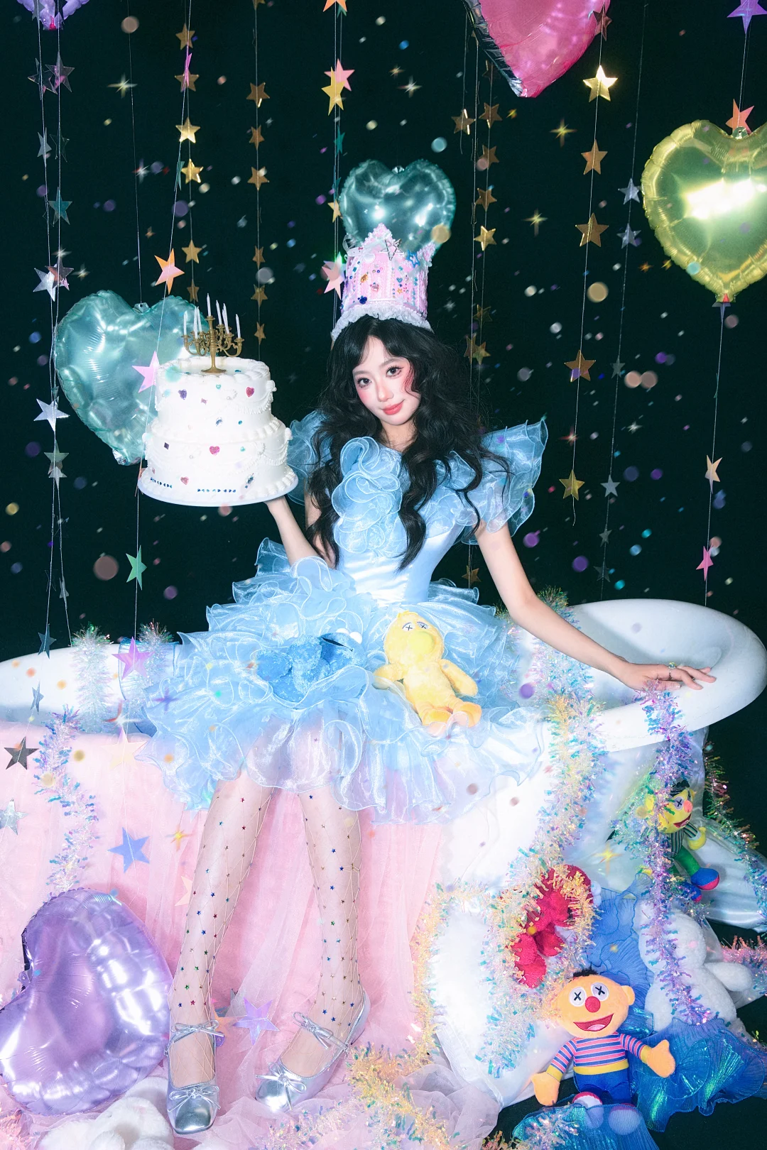 生日写真｜梦幻蓝色系少女写真🍭✨