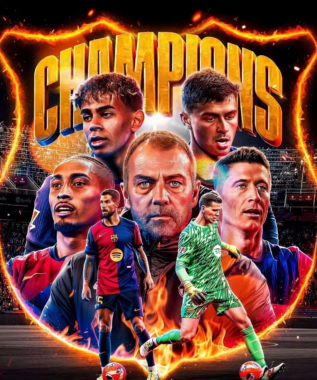 巴萨在西甲的最佳战绩，是2012 - 13赛季百分夺冠。该赛季，巴萨32胜4平2