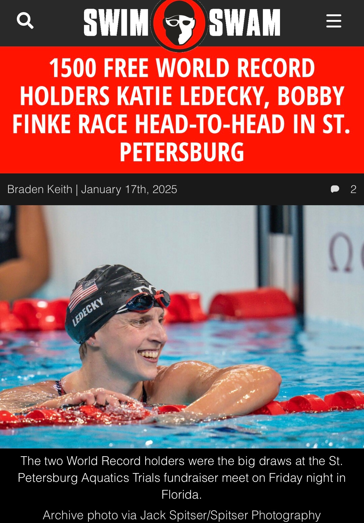 katie ledecky  A race for the ages: the 