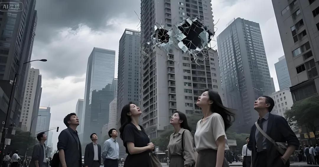 收钱跑路，人去楼空，广州十几个买房人天塌了，赔了房子又赔钱，几百万可能血本无归。
