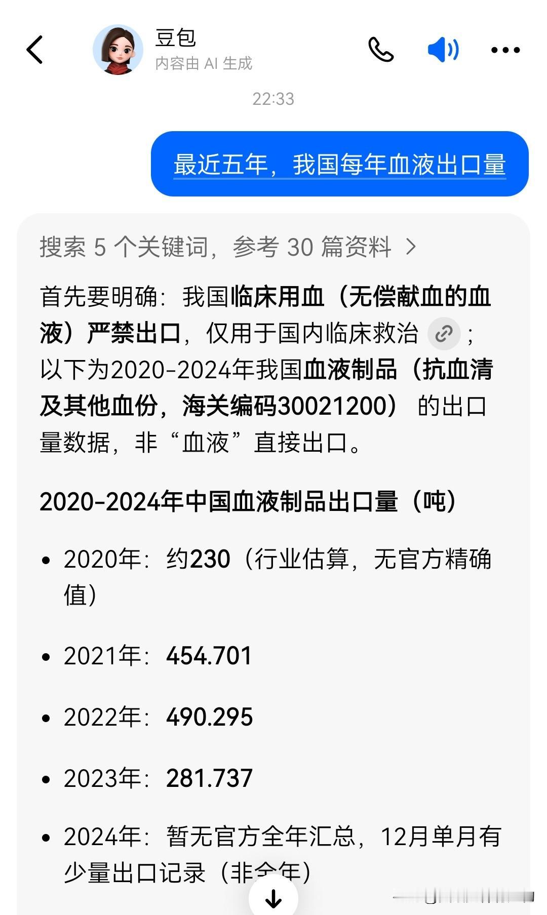 最近社区动员我献血，说献血有益身体健康，还送两个面包，家人用血还可以免费。我就闲