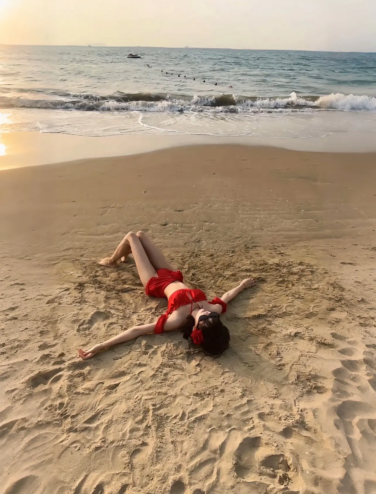 海边 甜酷女孩 fyp  女大学生 分享照片