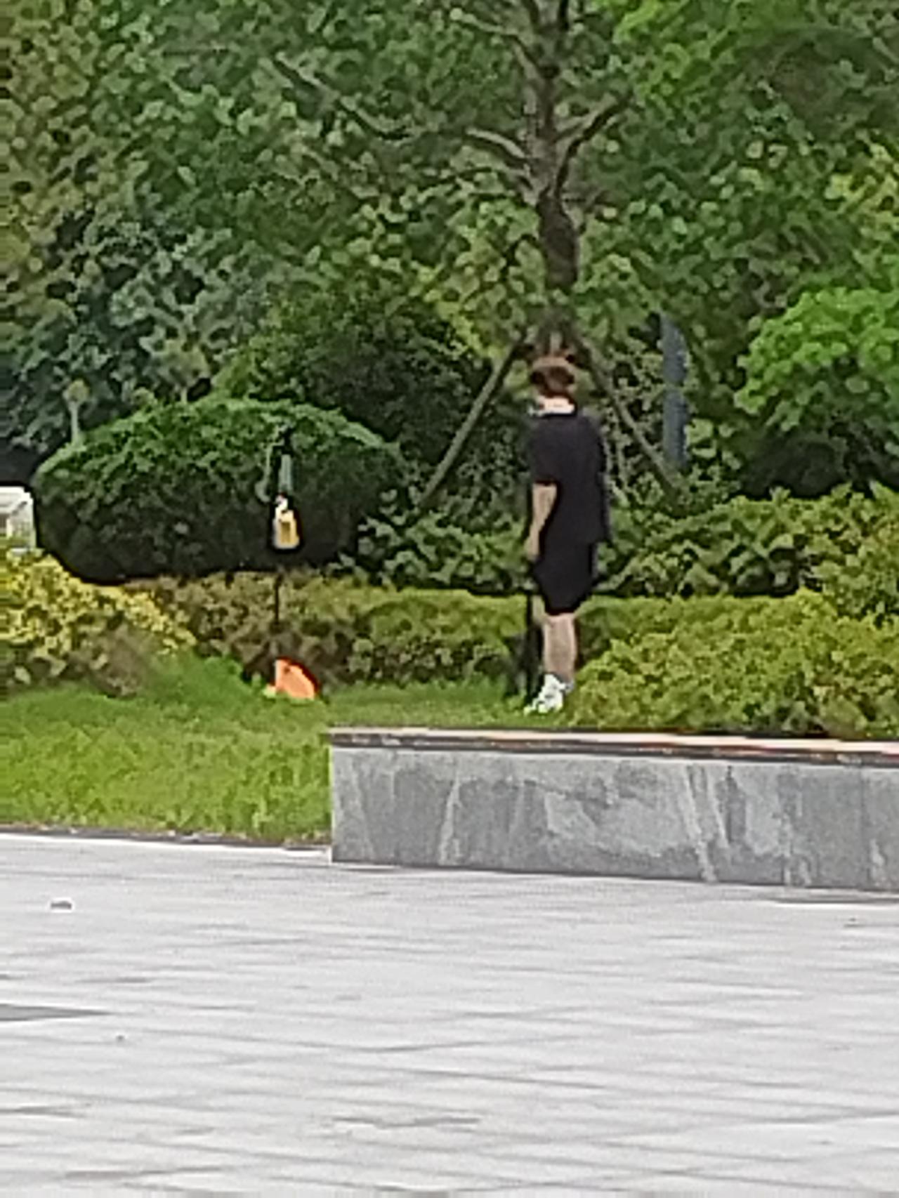 早上在公园里见到的都是年轻人在直播，你说这种现象好吗？都沉迷于直播了。