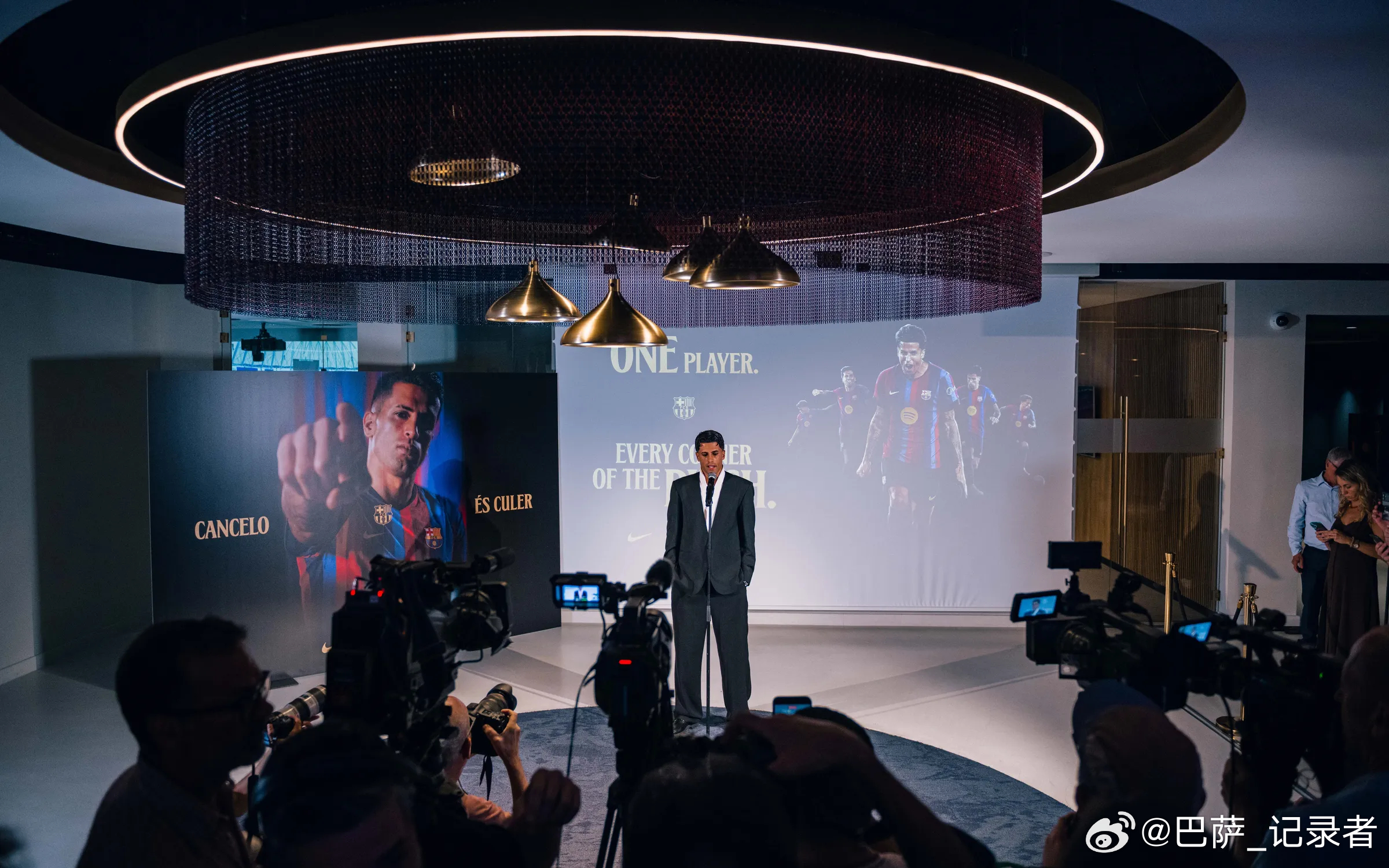 若昂·坎塞洛：“我当年效力巴伦西亚的时候就有机会来这里，没能成行，之后在曼城的时