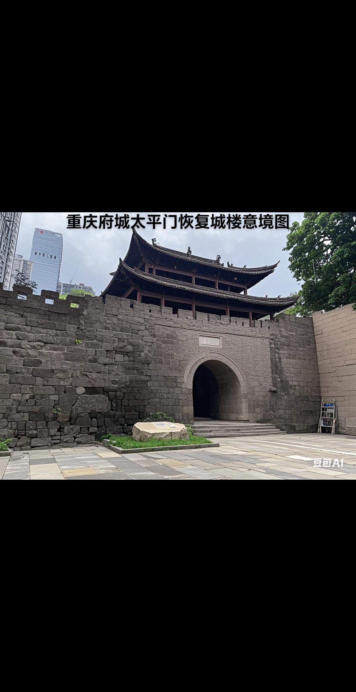 如果重庆的城门还有城楼长这样！重庆古城墙原有九开八闭十七座城门，现存较...