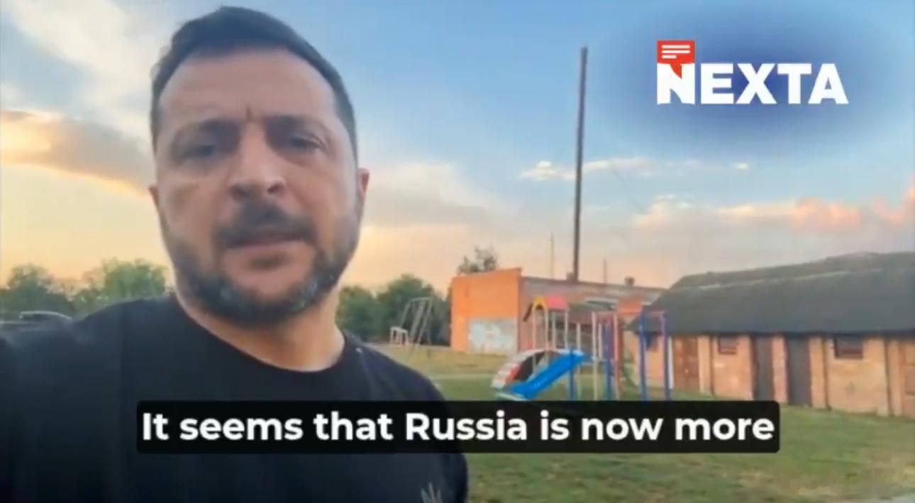🇺🇦泽连斯基：“看来俄罗斯现在更倾向于停火。压力正在对他们产生作用。”   
