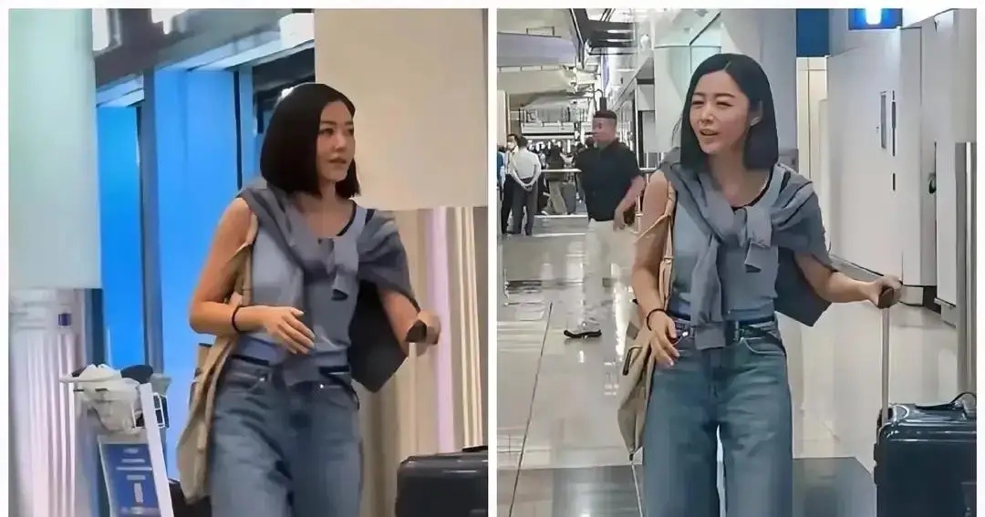 卫诗雅拿了百花影后，第二天自己推着两个大行李箱回了香港，身边一个工作人员没有。她