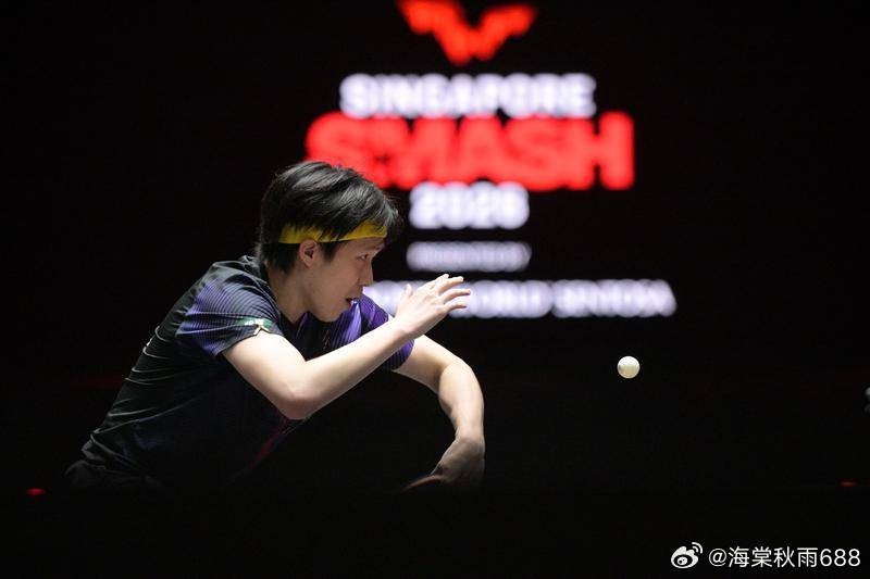 WTT新加坡：王楚钦直落四局胜林昀儒捧杯 国乒包揽男女单冠军------北京时间