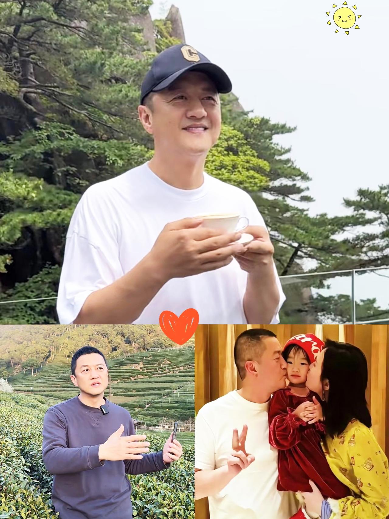 万万没想到，
李亚鹏刚跟金喜办完离婚，
晚上就
扎进了茶叶直播间，这哪是“无缝衔