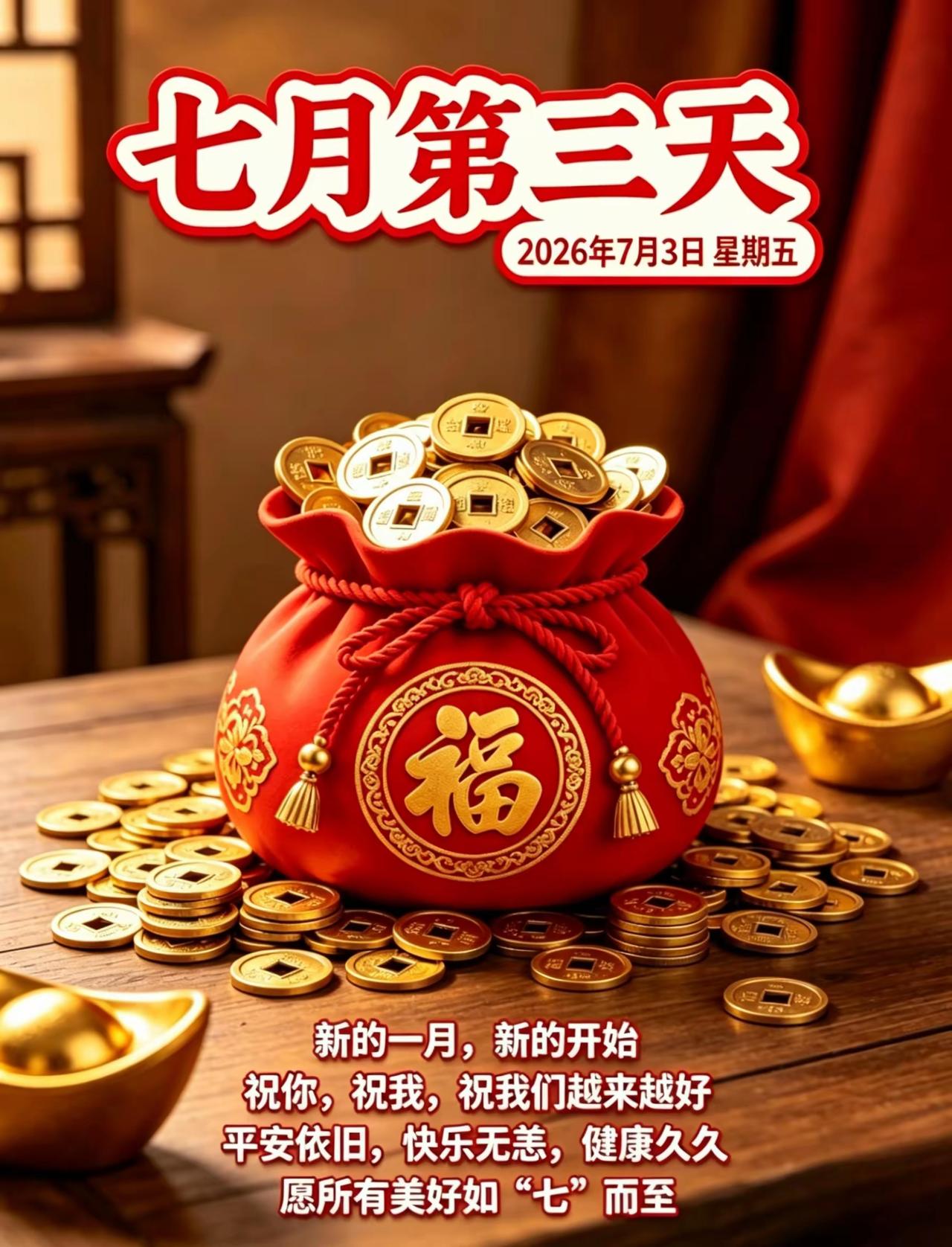 清晨阳光温柔，清风相伴左右，新的一天，不慌不忙，向阳而行。
愿日子清净安稳，万事