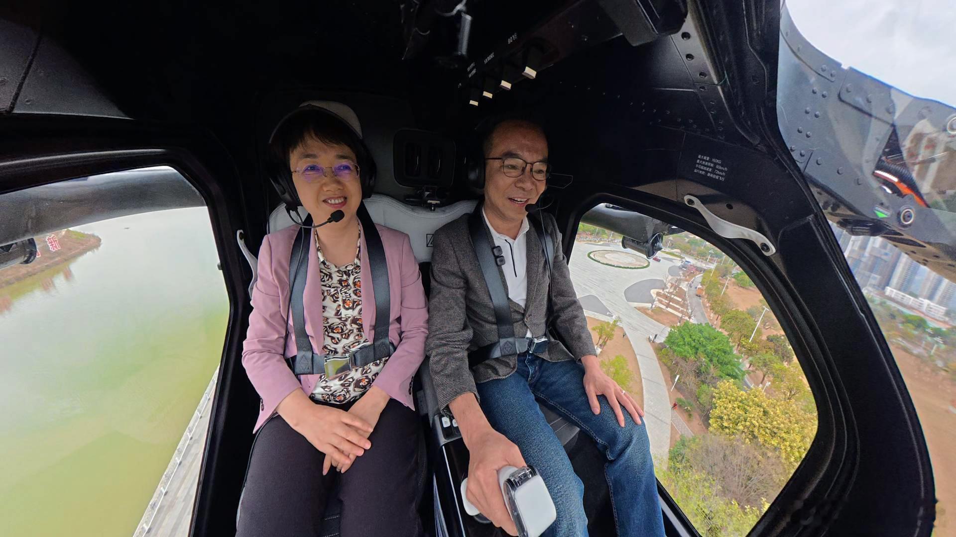 今日，广州黄埔区九龙湖公园汇天001号飞行营地（九龙湖飞行营地）迎来开年首飞。汇