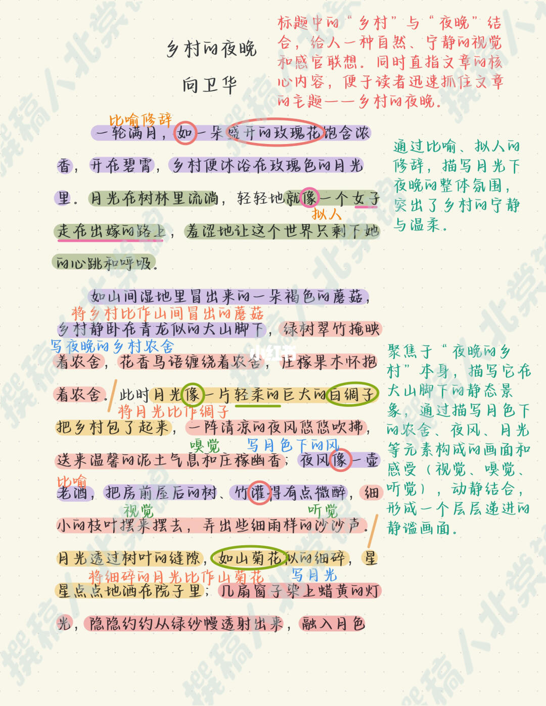 美到窒息🔥这篇散文的文笔可太太太绝了