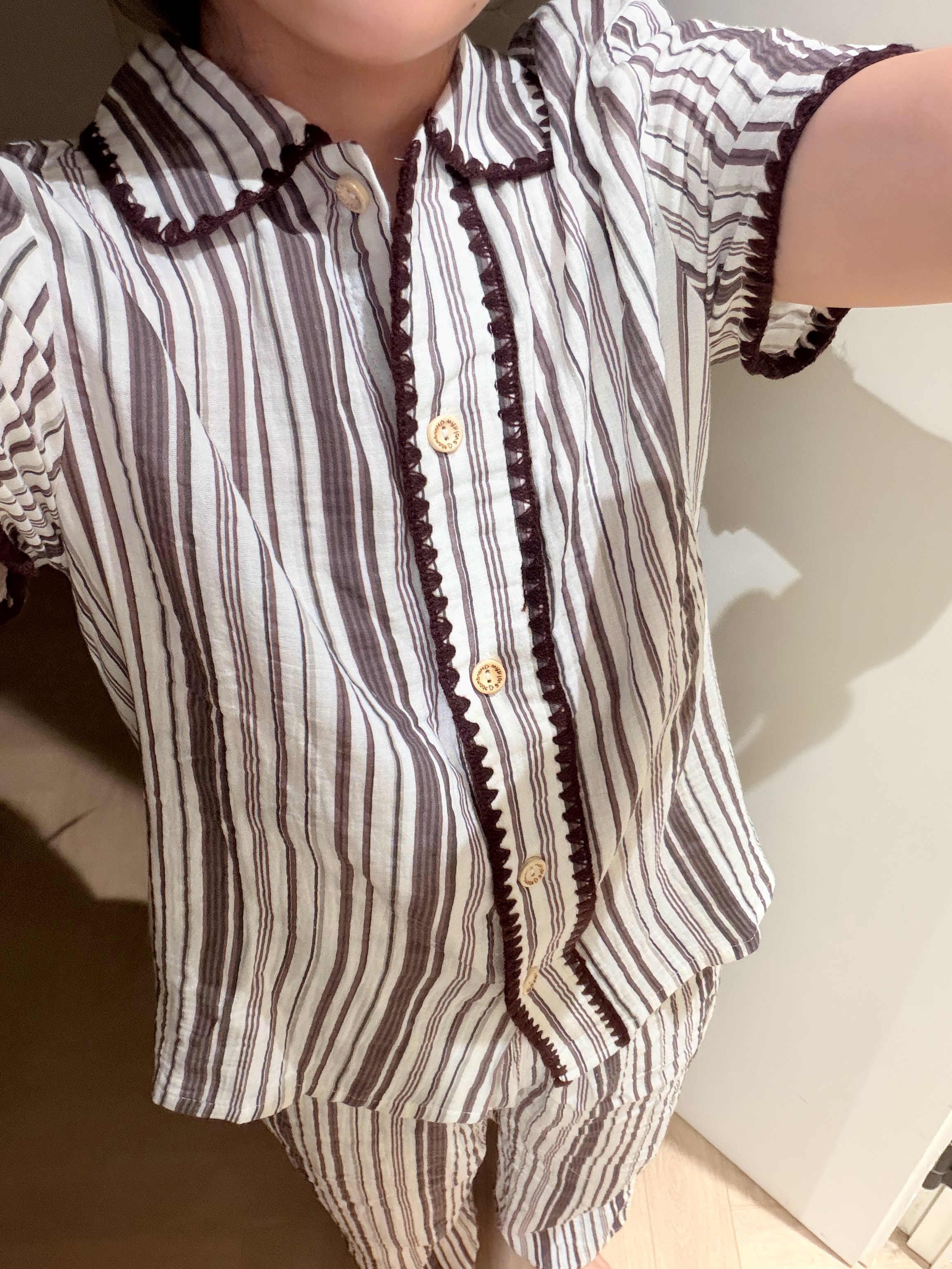 购入两套心水睡衣 满意满意 