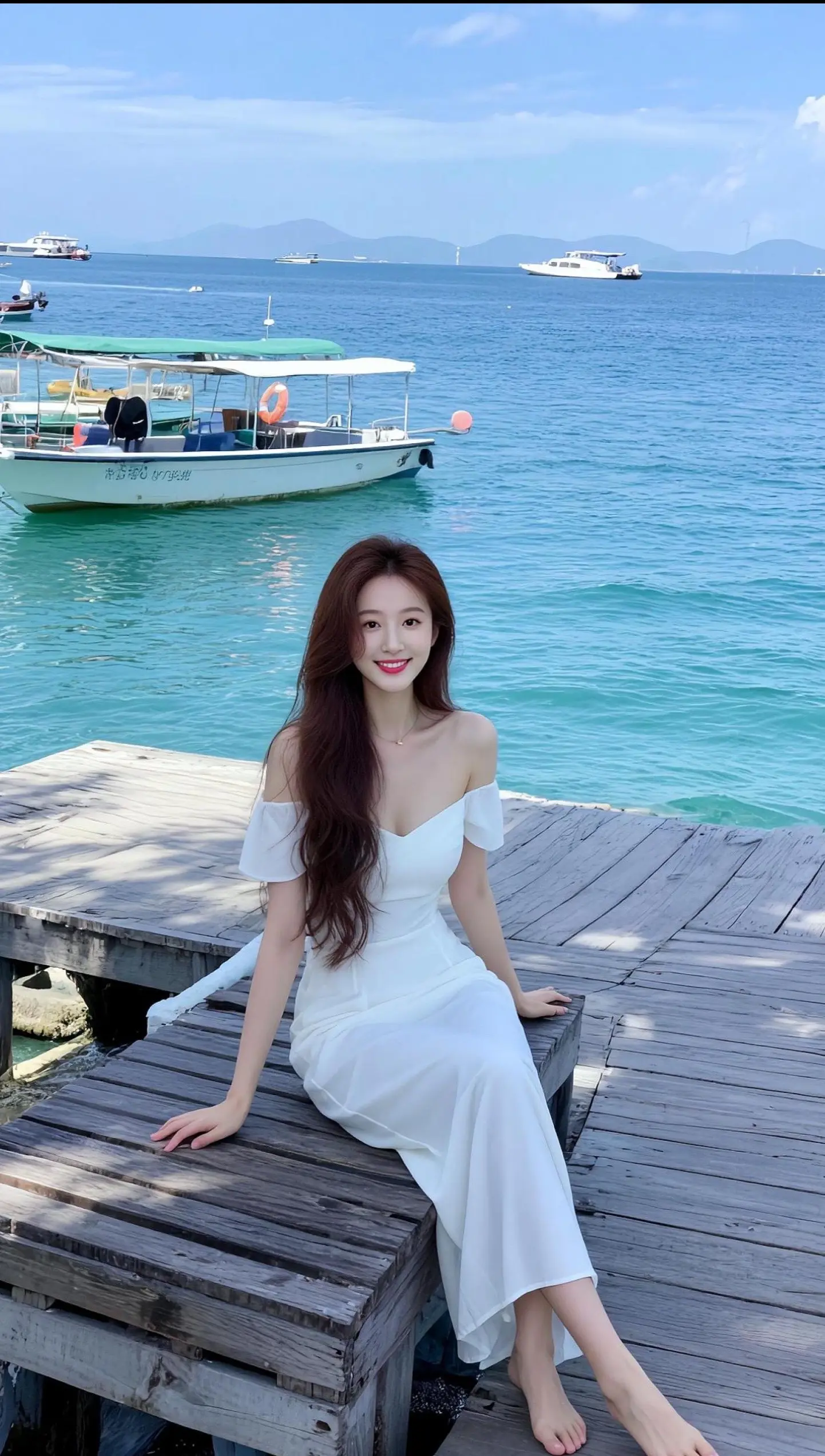 AI海滨度假写真 随变ai随便玩