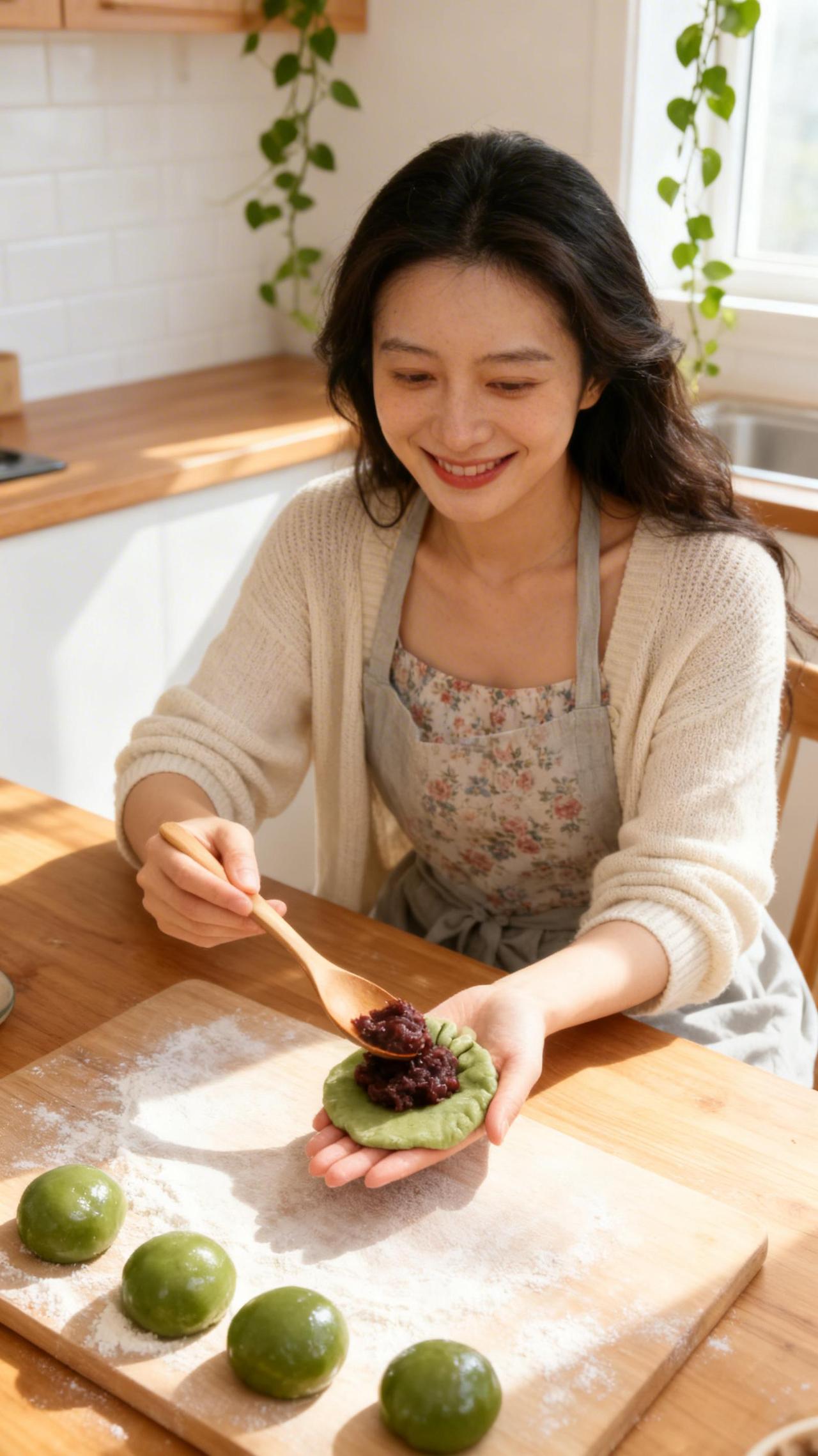 清明时节，家家户户飘着青团的香气，那是对先人的思念，也是对春天的礼赞。