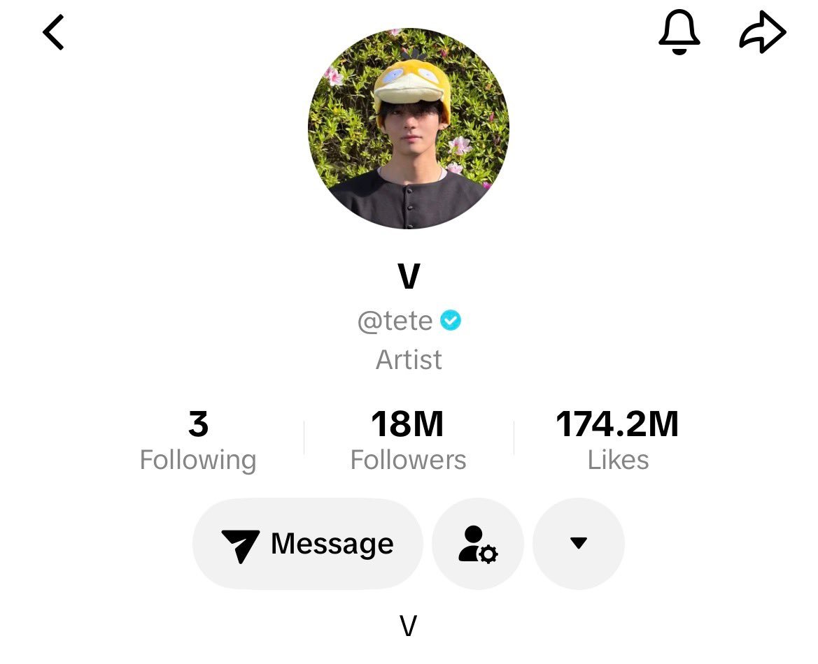 金泰亨TikTok粉丝数突破1️⃣8️⃣0️⃣0️⃣万🎉成为历史第1️⃣快达成