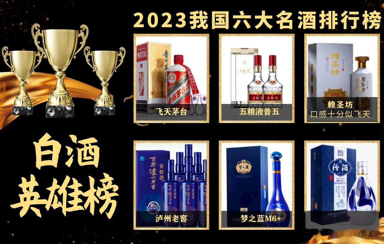 刚刚！中国六大名酒评比结果新鲜出炉，茅台续写传奇，剑南春黯然出局，第三名有点意思