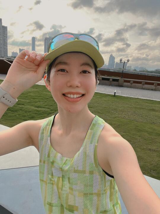 今天跟雨天赛跑6公里🏃‍♀️