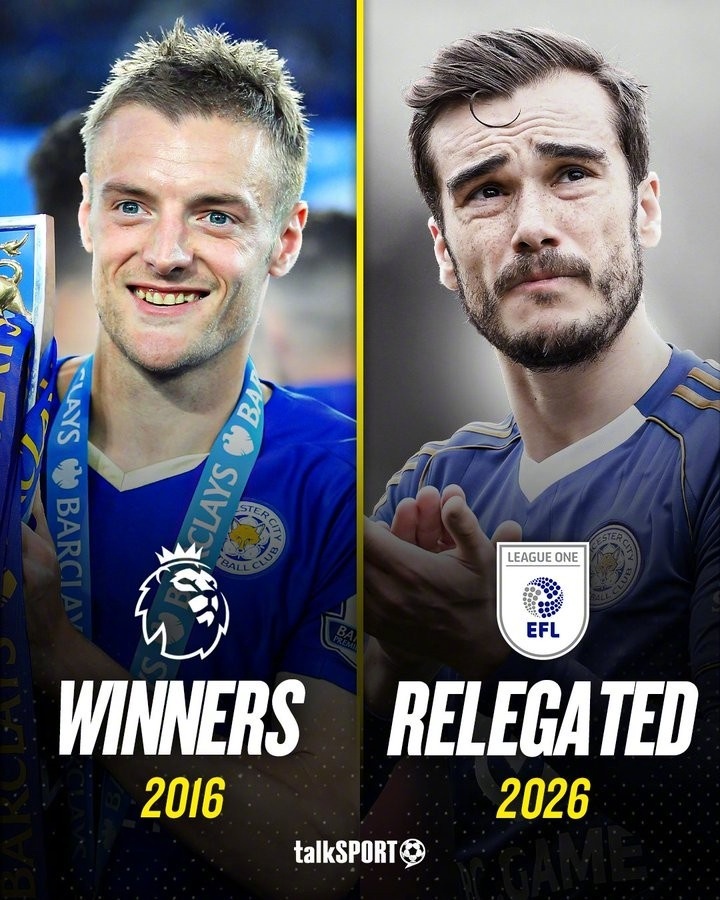 曾经的英超劲旅莱斯特城，如今彻底跌入谷底。从英超到英冠，再到本赛季提前降级英甲，