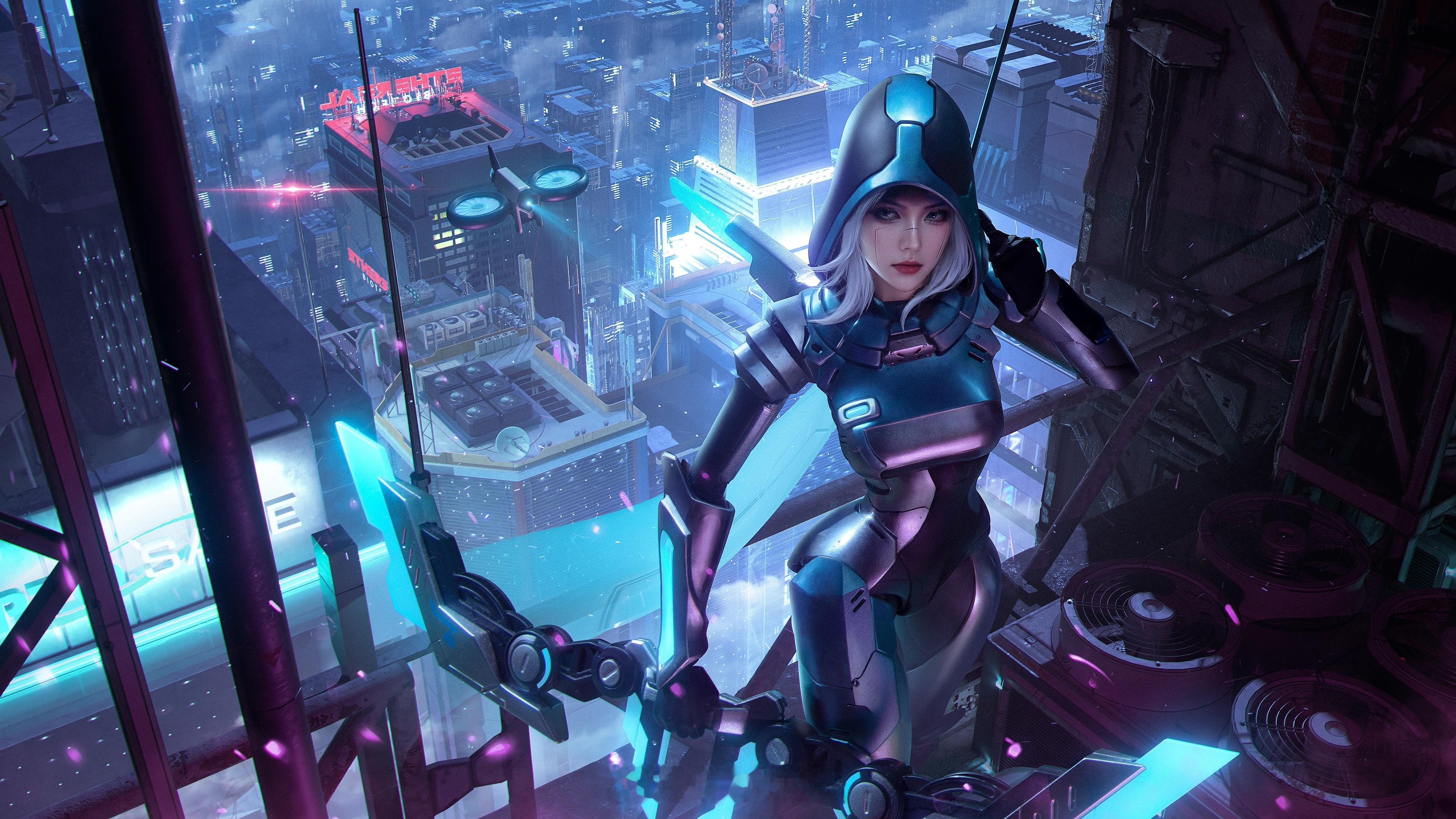 #英雄联盟[超话]#源计划：联合 艾希 cosplay“我们不是武器，我们是人类