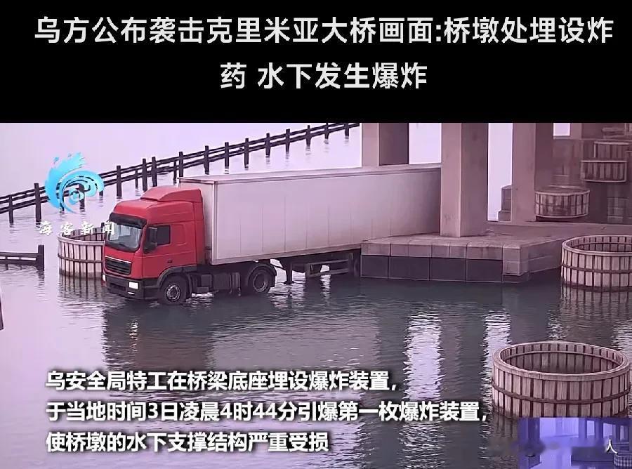 疯狂报复！乌克兰这是拼了，根据乌克兰安全局发布的最新消息，乌克兰引爆了1100公