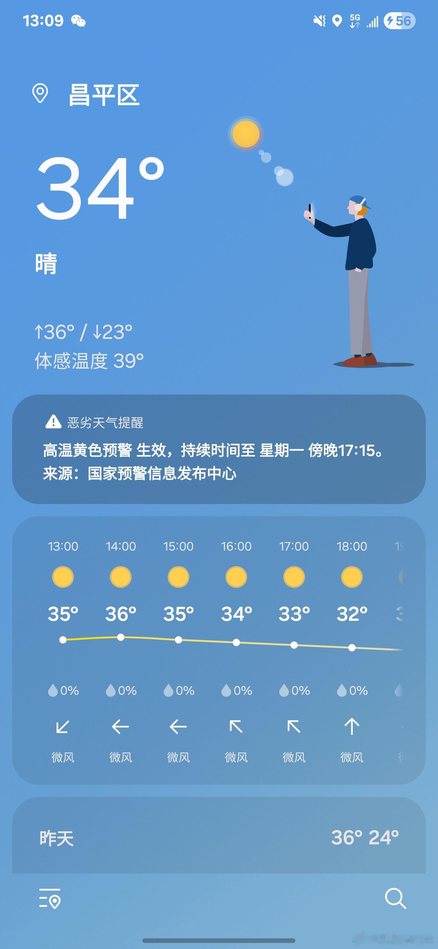 体感温度39度，感觉远远不止暴热天气必须配冰镇西瓜汁😋 ​​​