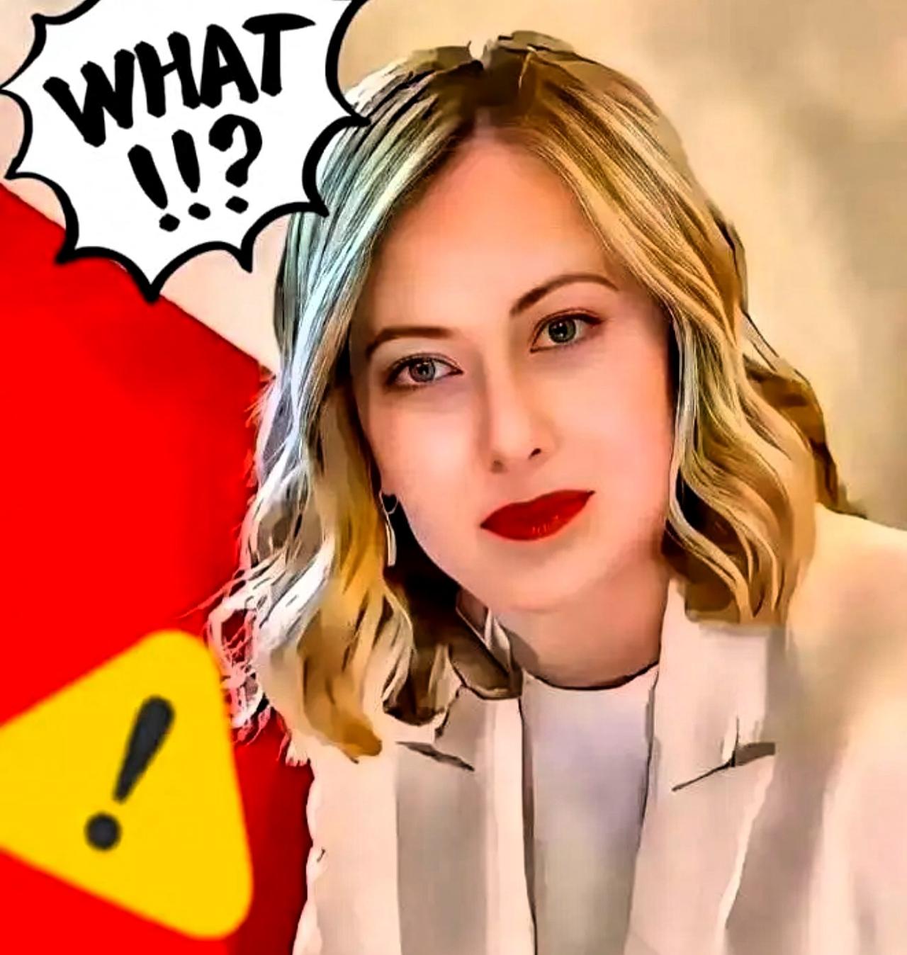 我跟你说个事儿，你就明白那个之前特能咋呼的意大利女总理梅洛尼，最近为啥突然“静音