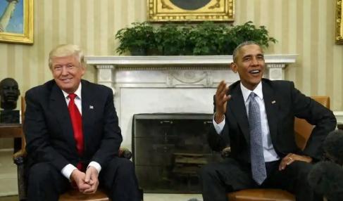 外网都在传特朗普和克林顿的事。 说个冷知识：最早入政坛的时候，特朗普是希拉里的马