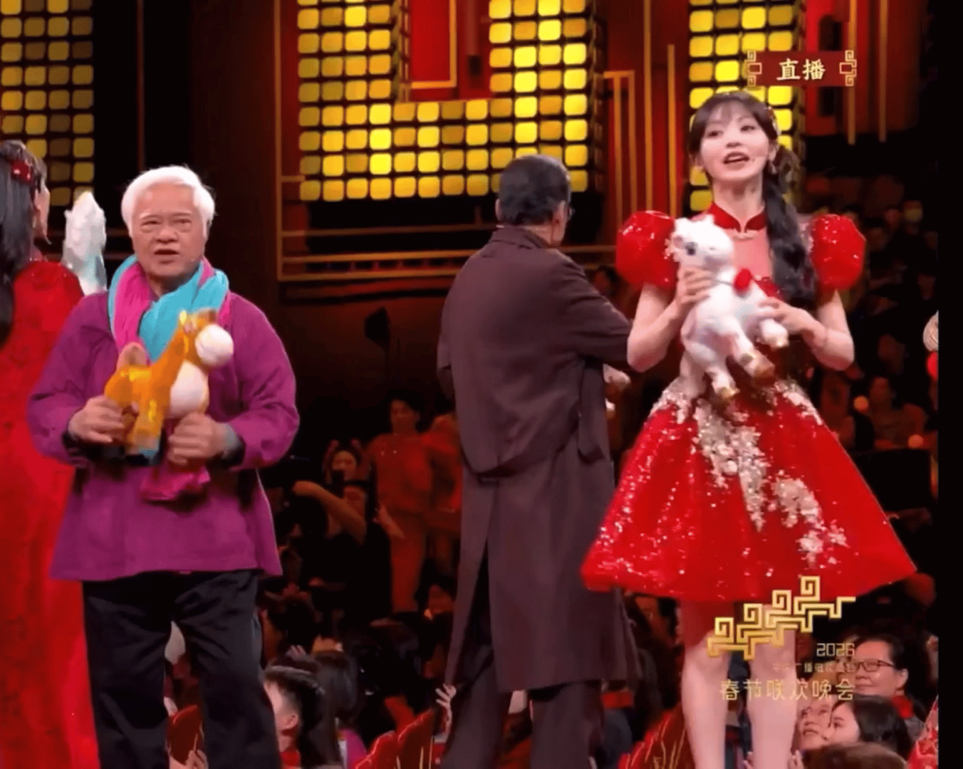 这个田曦薇也太可爱了吧 春晚