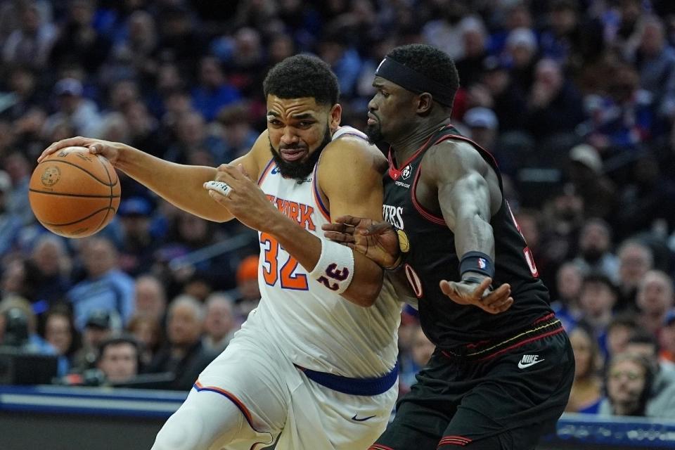 北京时间2月12日，NBA常规赛尼克斯客场对阵76人，其中尼克斯是背靠背第二场。