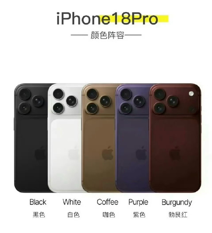 iPhone18Pro深红色 这个深红色其实挺好看的 一点也不丑呀 