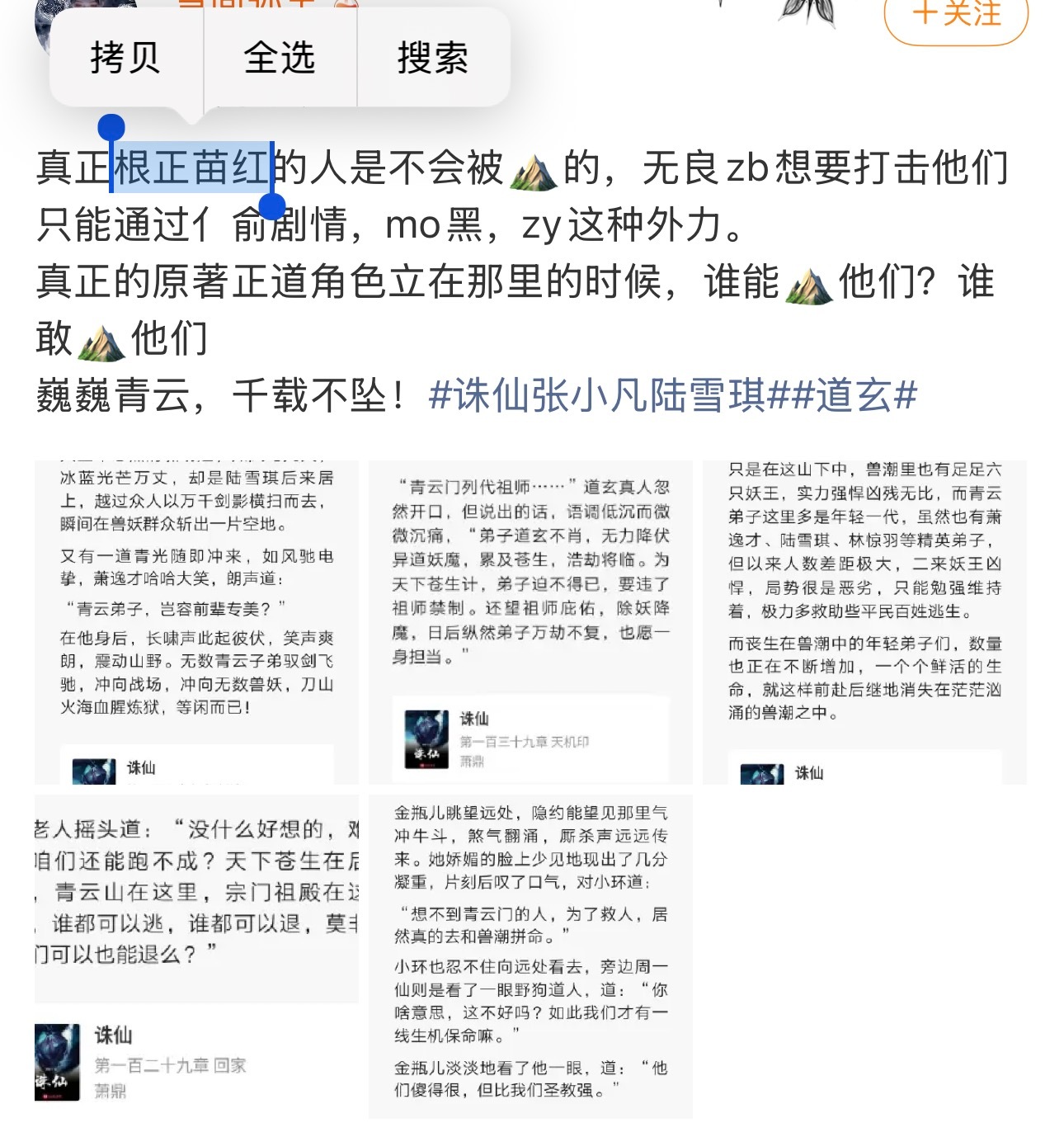 古风玄幻小说都搞上“根正苗红”了 诛仙网文圈宗教永一行了吧！ 