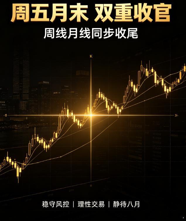 今日是本周、本月最后一个交易日，周五遇上月末，周线 + 月线双重收官。尾盘行情波