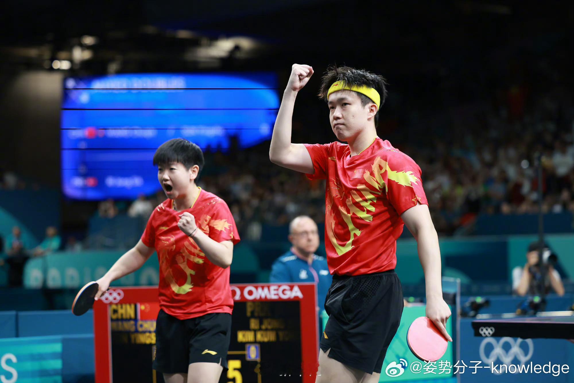 #王楚钦孙颖莎vs李正植金琴英#table tennis和tennis一样艰难，
