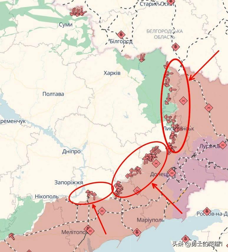 过去四天，俄军发动了619次（!）进攻行动，试图突破乌克兰防线。乌克兰武装部队总