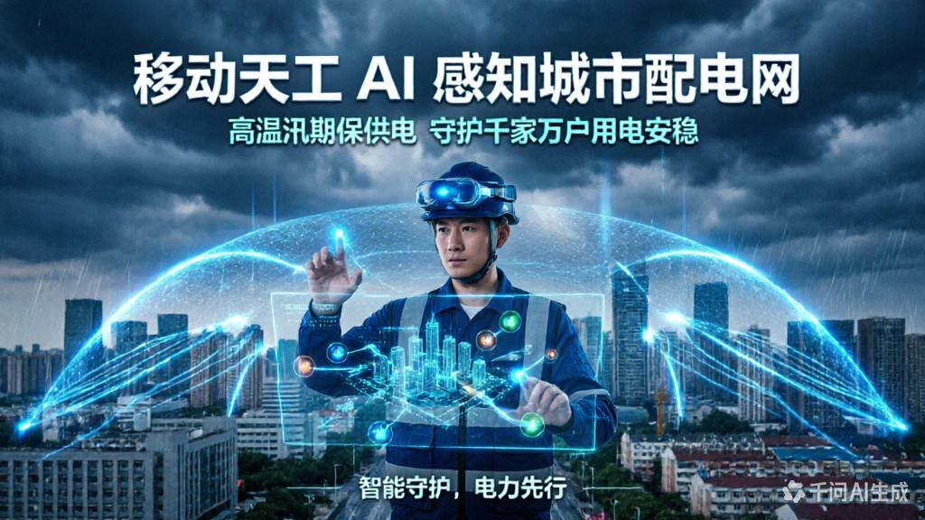 高温汛期保供电！移动天工AI感知城市配电网，变被动抢修为主动预判
 
盛夏暑气蒸
