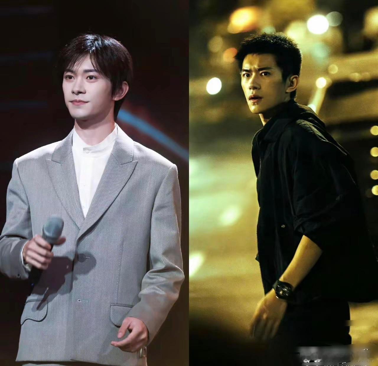 还记得百花晚会那身被说像“小孩穿大人衣服”的灰色西装吗？皱巴巴的质感 略显随意的