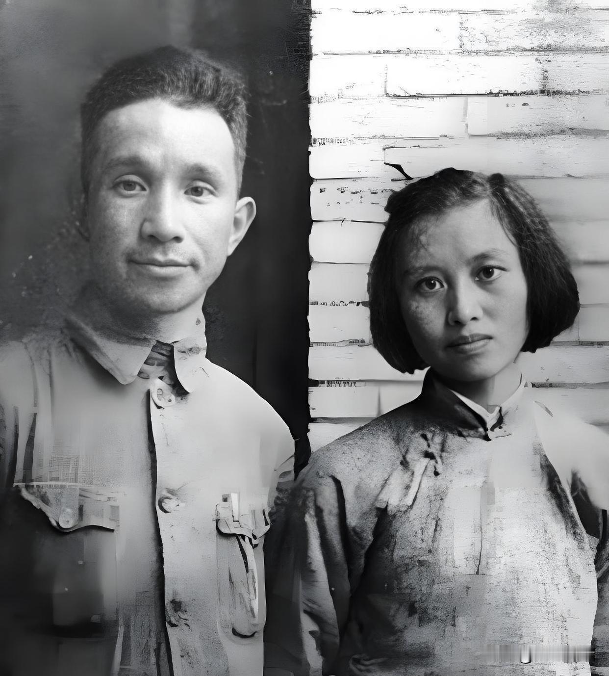 1952年，29岁的楚青穿列宁装靠墙拍下合影，粟裕在旁笑眯了眼。这个扬州银行家的