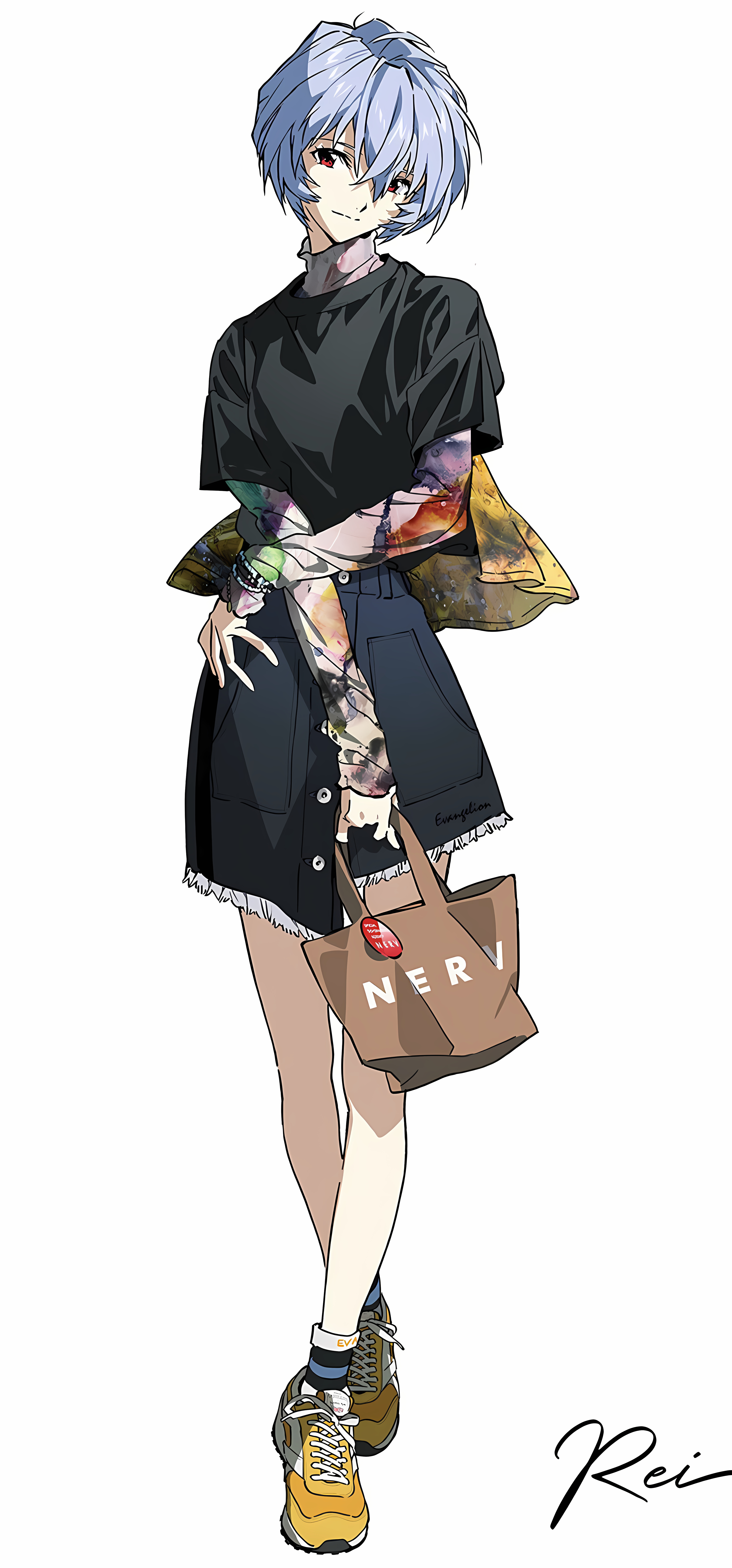 米山舞笔下的绫波丽 