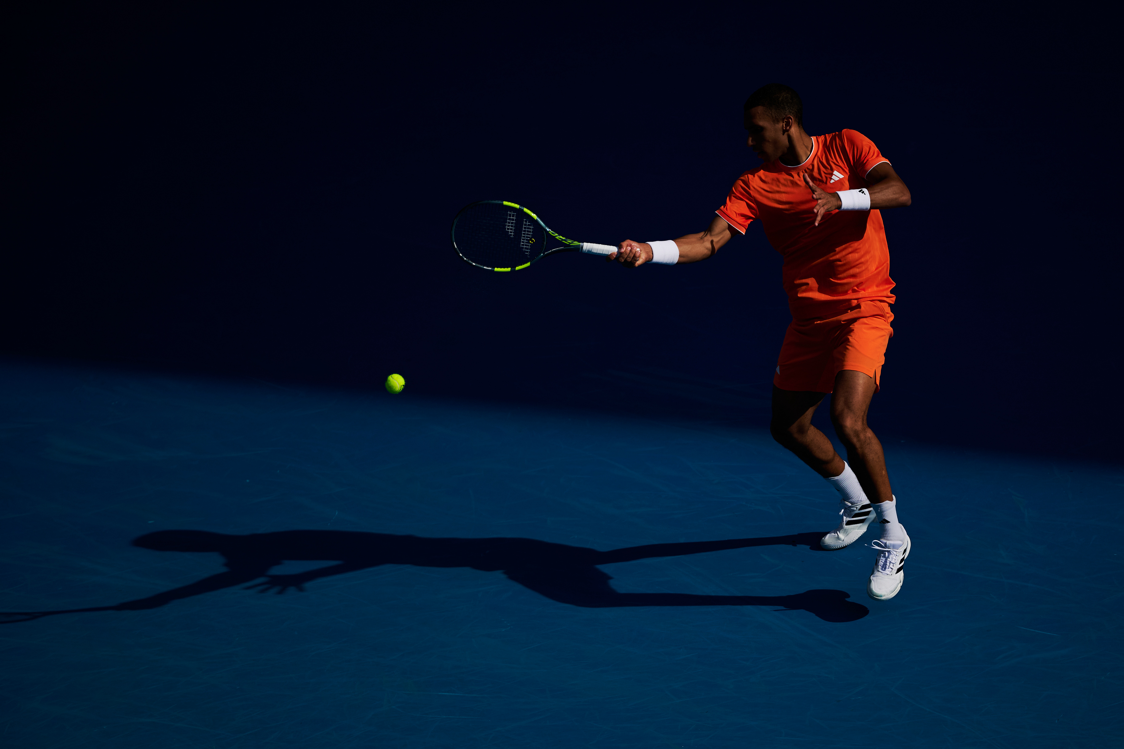 阿利亚西姆澳网2026 表演赛图集！摄影：墨尔本前方记者 李建艺网球talkin