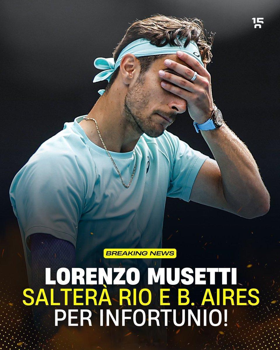 穆塞蒂🇮🇹因伤休战一个月官方声明：“根据各项检查结果与医学诊断，我与团队不得