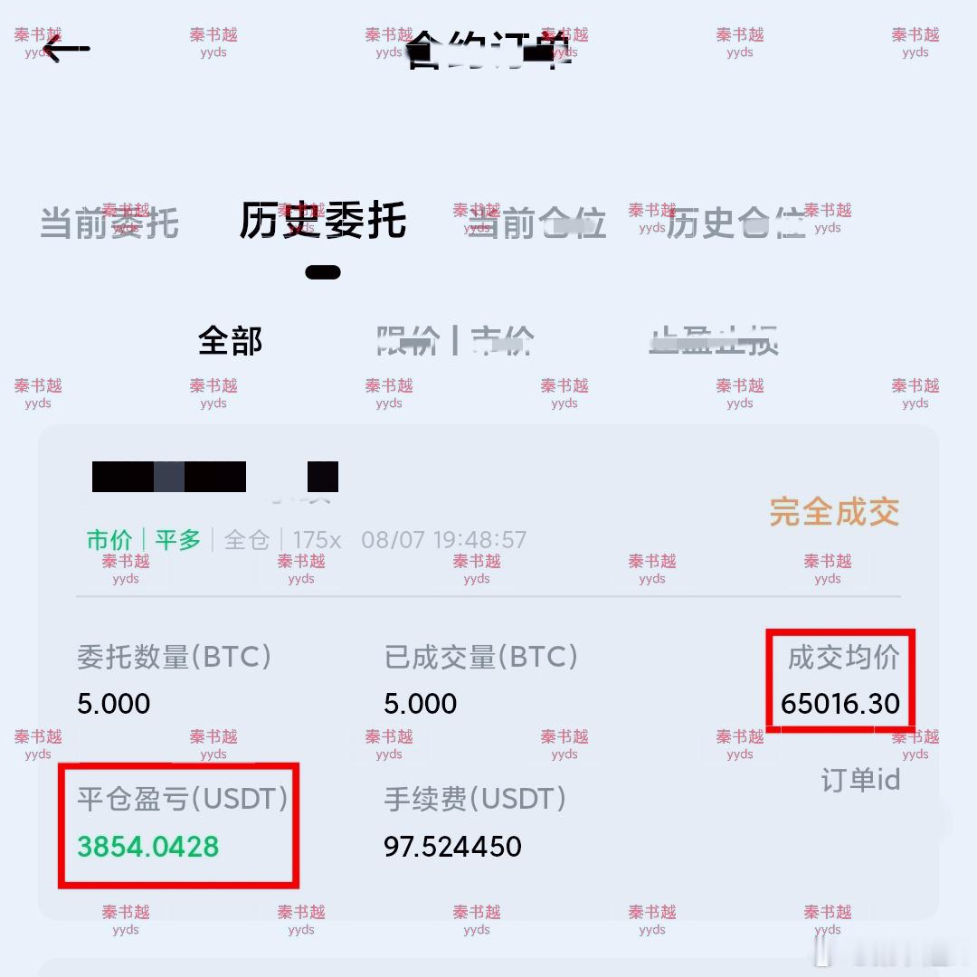 大饼64200短多到65000，小赚800点，落袋近4000u！ 
